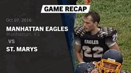 Recap: Manhattan EAGLEs  vs. St. Marys 2016