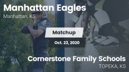 Matchup: Manhattan Eagles  vs. Cornerstone Family Schools 2020