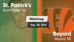 Matchup: St. Patrick's vs. Bayard  2016