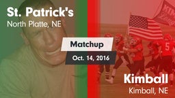 Matchup: St. Patrick's vs. Kimball  2016