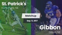 Matchup: St. Patrick's vs. Gibbon  2017
