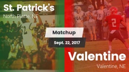 Matchup: St. Patrick's vs. Valentine  2017