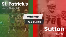 Matchup: St. Patrick's vs. Sutton  2018