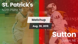 Matchup: St. Patrick's vs. Sutton  2019