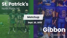 Matchup: St. Patrick's vs. Gibbon  2019