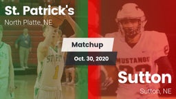 Matchup: St. Patrick's vs. Sutton  2020