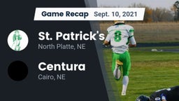 Recap: St. Patrick's  vs. Centura  2021