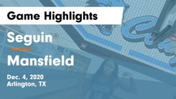Seguin  vs Mansfield  Game Highlights - Dec. 4, 2020