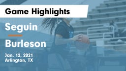 Seguin  vs Burleson  Game Highlights - Jan. 12, 2021