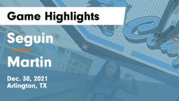 Seguin  vs Martin  Game Highlights - Dec. 30, 2021