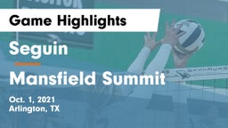Seguin  vs Mansfield Summit  Game Highlights - Oct. 1, 2021