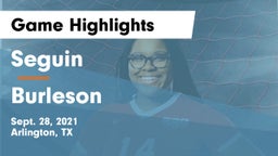 Seguin  vs Burleson  Game Highlights - Sept. 28, 2021