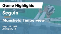 Seguin  vs Mansfield Timberview  Game Highlights - Sept. 23, 2022