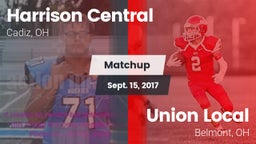 Matchup: Harrison Central Hig vs. Union Local  2017