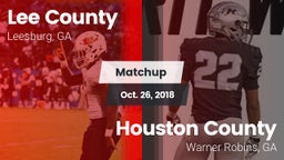 Matchup: Lee County High vs. Houston County  2018