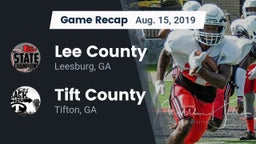 Recap: Lee County  vs. Tift County  2019
