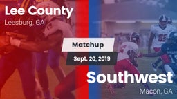 Matchup: Lee County High vs. Southwest  2019