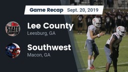 Recap: Lee County  vs. Southwest  2019