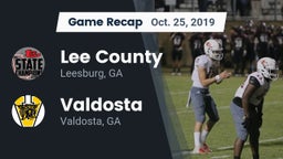Recap: Lee County  vs. Valdosta  2019