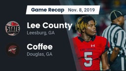 Recap: Lee County  vs. Coffee  2019