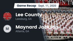 Recap: Lee County  vs. Maynard Jackson  2020