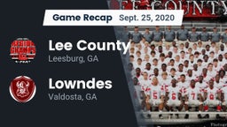 Recap: Lee County  vs. Lowndes  2020