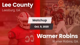 Matchup: Lee County High vs. Warner Robins   2020