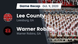 Recap: Lee County  vs. Warner Robins   2020
