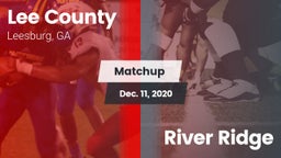 Matchup: Lee County High vs. River Ridge  2020