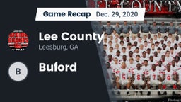 Recap: Lee County  vs. Buford  2020