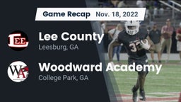 Recap: Lee County  vs. Woodward Academy 2022