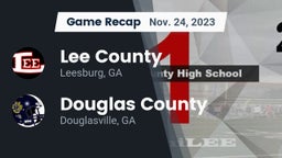 Recap: Lee County  vs. Douglas County  2023