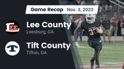 Recap: Lee County  vs. Tift County  2023