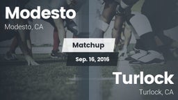 Matchup: Modesto  vs. Turlock  2016