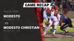 Recap: Modesto  vs. Modesto Christian  2016