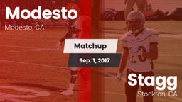 Matchup: Modesto  vs. Stagg  2017