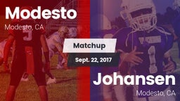 Matchup: Modesto  vs. Johansen  2017