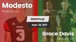 Matchup: Modesto  vs. Grace Davis  2017