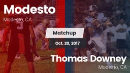 Matchup: Modesto  vs. Thomas Downey  2017