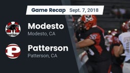 Recap: Modesto  vs. Patterson  2018