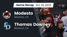 Recap: Modesto  vs. Thomas Downey  2018