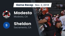 Recap: Modesto  vs. Sheldon  2018