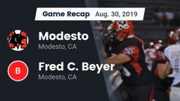Recap: Modesto  vs. Fred C. Beyer  2019