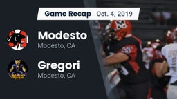 Recap: Modesto  vs. Gregori  2019