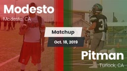 Matchup: Modesto  vs. Pitman  2019