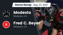 Recap: Modesto  vs. Fred C. Beyer  2021