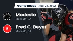 Recap: Modesto  vs. Fred C. Beyer  2022