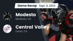 Recap: Modesto  vs. Central Valley  2023