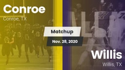Matchup: Conroe  vs. Willis  2020