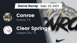 Recap: Conroe  vs. Clear Springs  2021